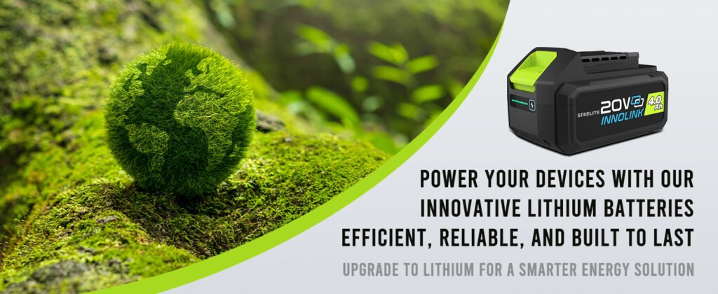 Steelite Lawn Mower Battery Use