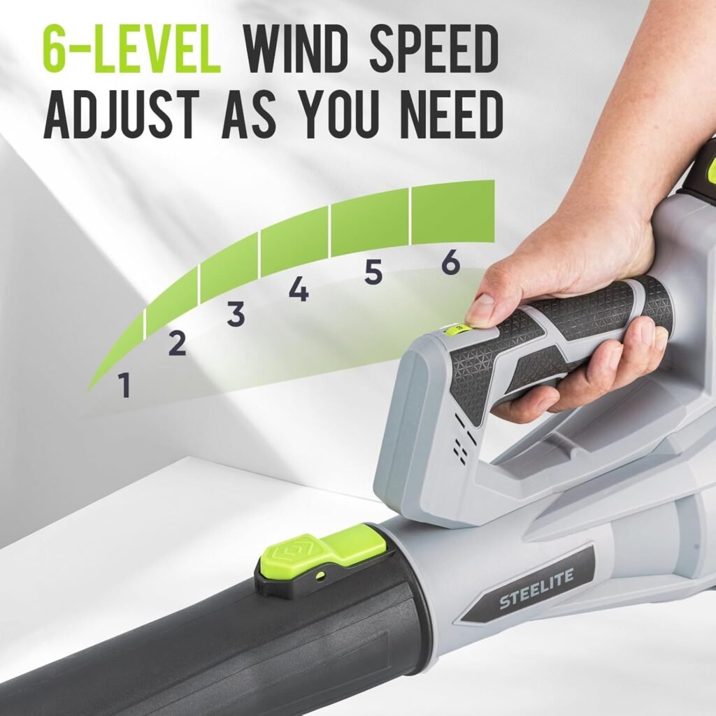 Steelite Leaf Blower 6-Speed Control