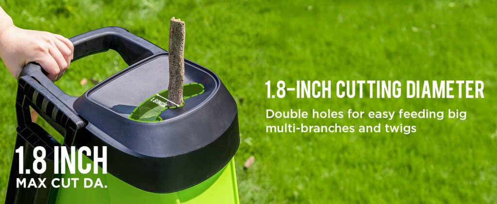 Steelite Wood Chipper for Branches 1,8"