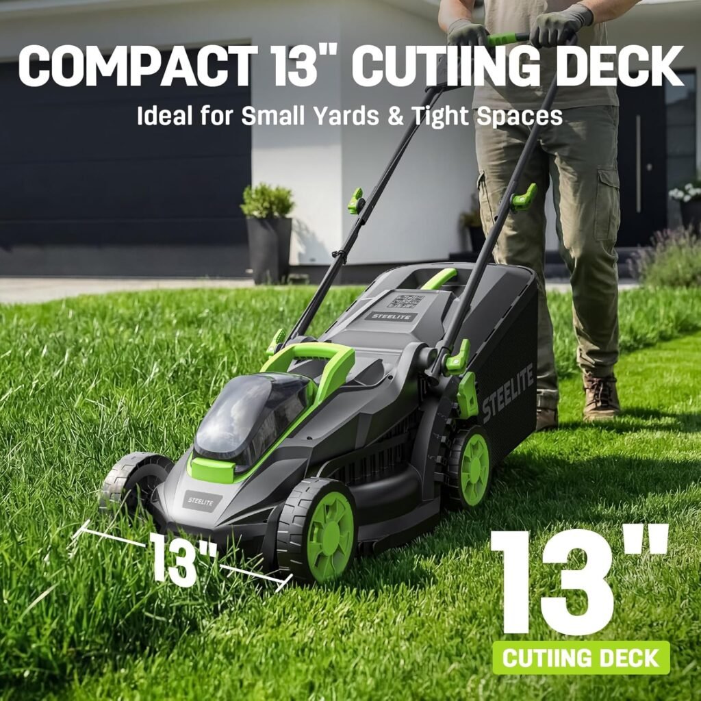 Steelite Cordless Lawn Mower 13"