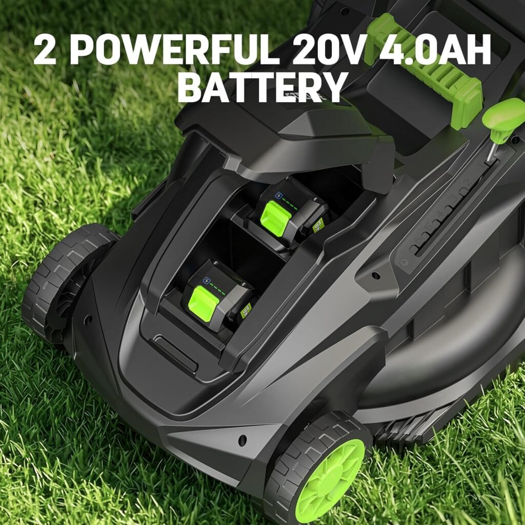 Steelite 17-Inch Electric Lawn Mower
With 2 Batteries 20V