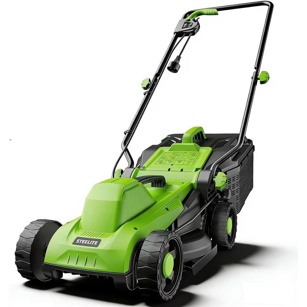 Steelite 13-Inch Corded Electric Lawn Mower