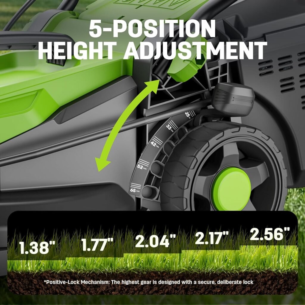 Steelite Corded Lawn Mower 5 Cutting Heights