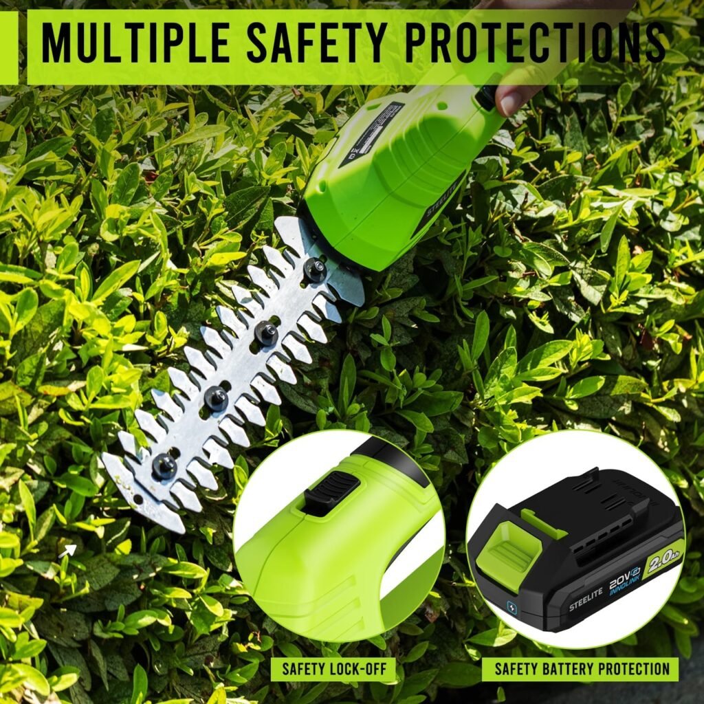 Steelite Cordless Trimmer With Interchangeable Blades